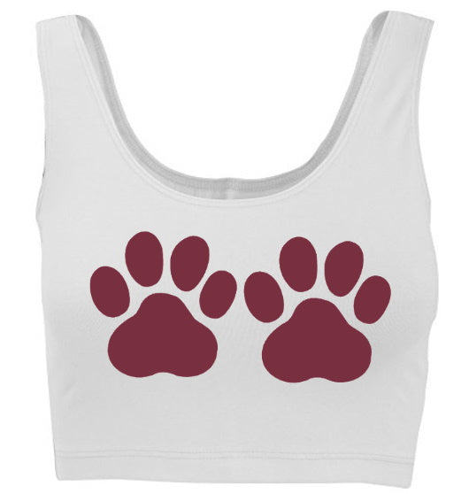 Double Trouble Tank Crop Top (Available in 2 Colors)