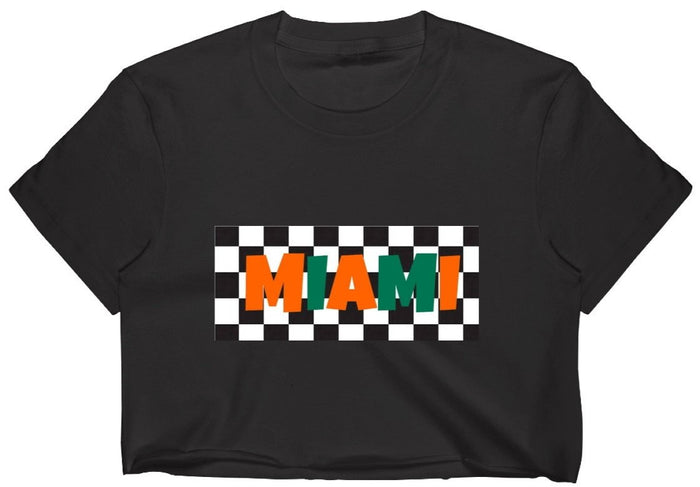 Check It Out Raw Hem Cropped Tee (Available in 2 Colors)