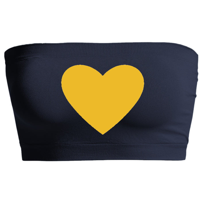 I Heart Game Day Seamless Bandeau (Available in 2 Colors)