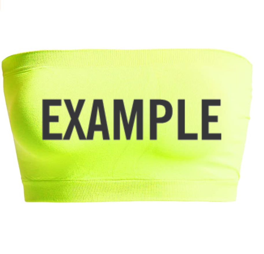 Drunk Seamless Bandeau (Available in 3 Colors)