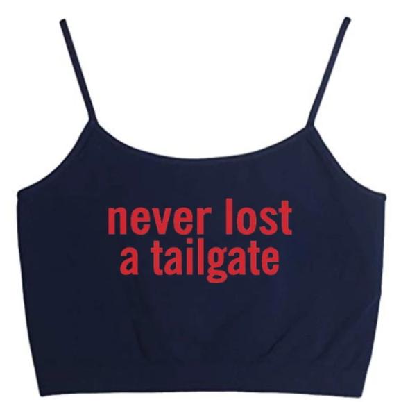 Never Lost A Tailgate Seamless Crop Top