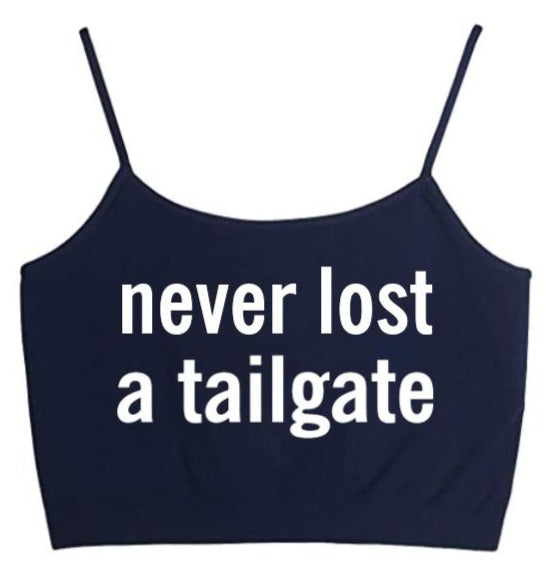 Never Lost A Tailgate Seamless Crop Top