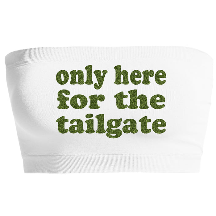 Only Here For The Tailgate Glitter Seamless Bandeau (Available in 2 Colors)