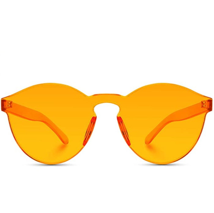 Orange Frameless Candy Colored Glasses
