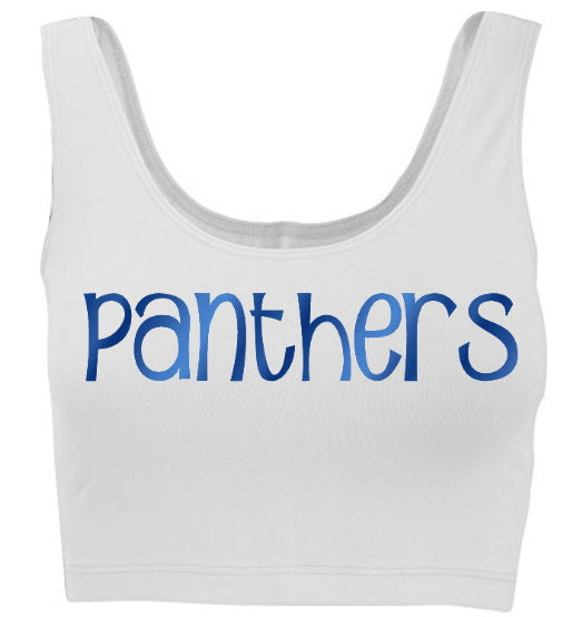 Panthers Tank Crop Top (Available in 2 Colors)