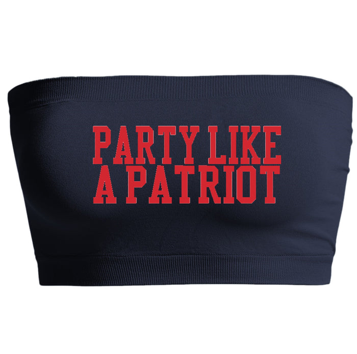 Party Like A Patriot Seamless Bandeau (Available in 2 Colors)
