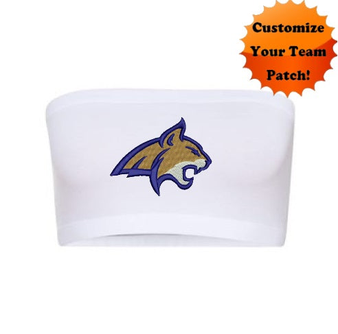 Embroidered Team Patch Seamless Bandeau (Available in 5 Colors)