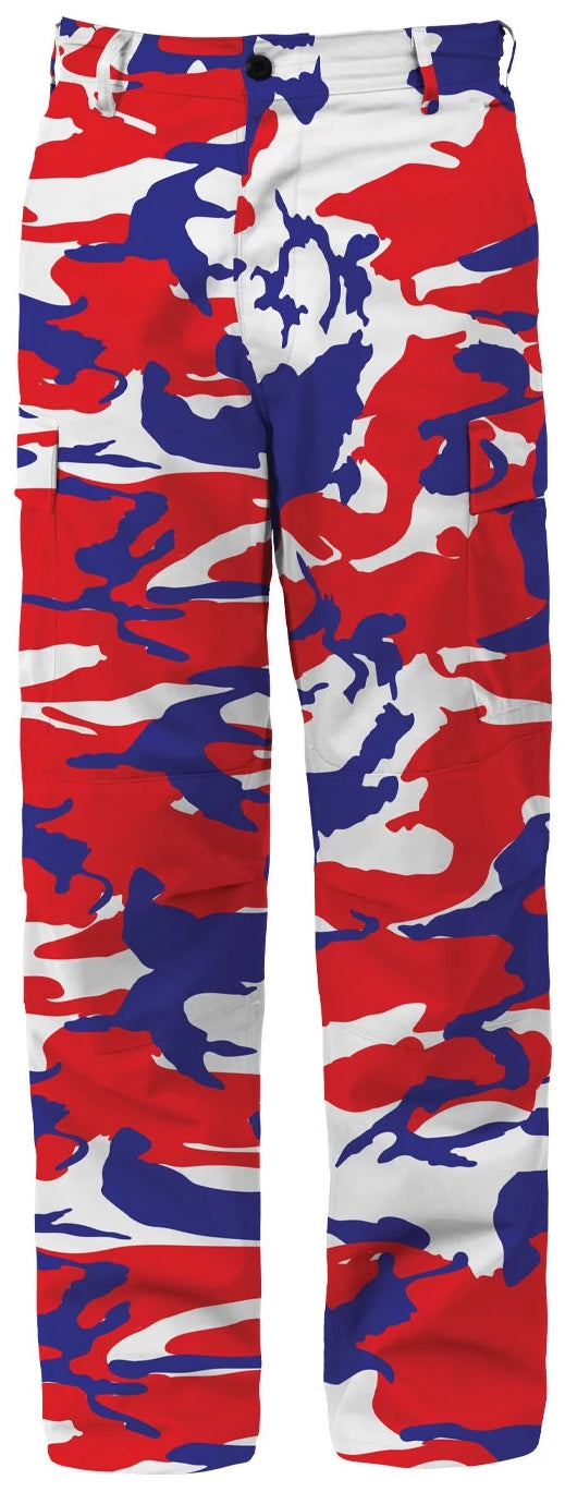 The Real Red, White & Blue Camo Pants