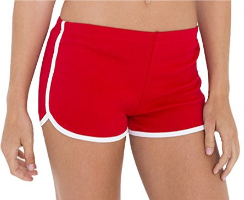 Red Ringer Shorts