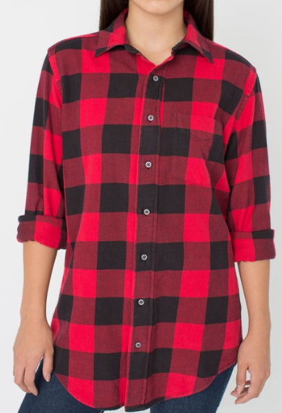 Oversized Flannel Lumberjack Shirt