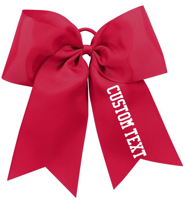 Custom Text Game Day Hair Bow (Available in 13 Colors)