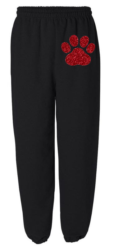 Glitter Paw Navy Sweats
