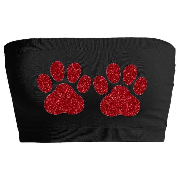 Double Trouble Glitter Seamless Bandeau (Available in 2 Colors)