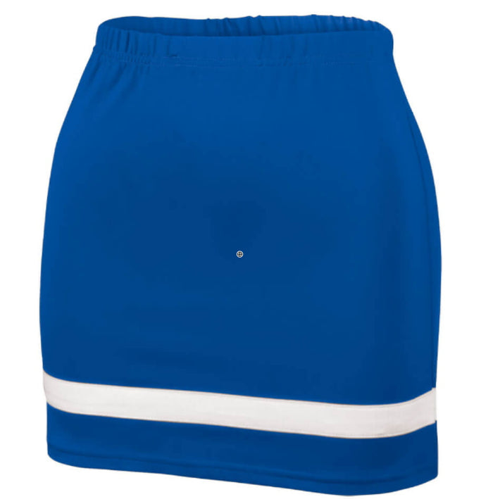 Royal Blue Fitted A-Line Cheer Skirt