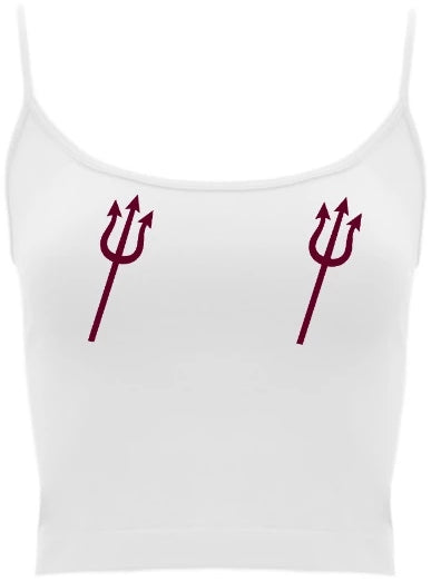 The Pitchforks Seamless Crop Top