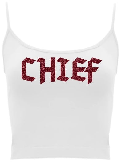Chief Glitter Seamless Crop Top (Available in 2 Colors)