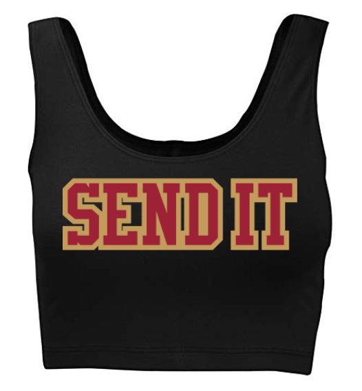 Send It Tank Crop Top (Available in 2 Colors)