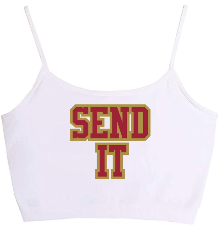 Send It Seamless Crop Top (Available in 2 Colors)