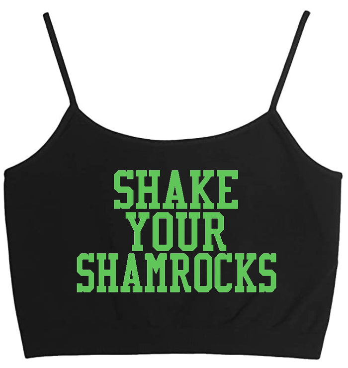 Shake Your Shamrocks Seamless Crop Top (Available in 2 Colors)