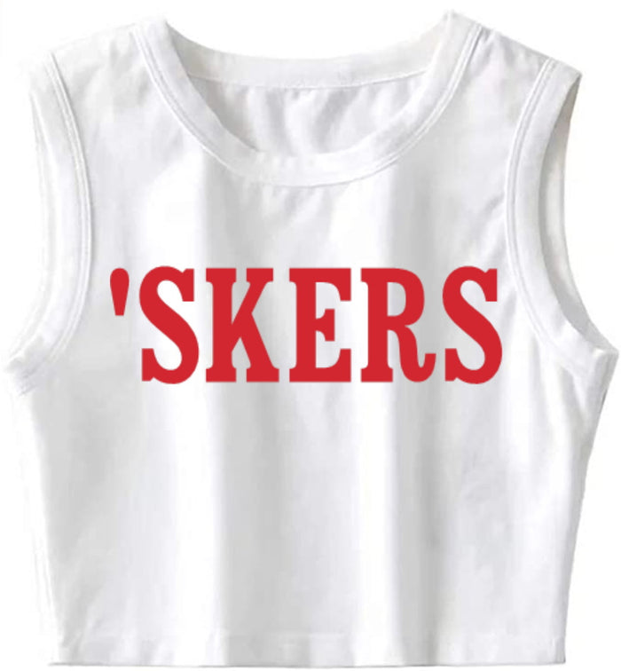 'Skers The Ultimate Sleeveless Tank Crop Top (Available in 3 Colors)