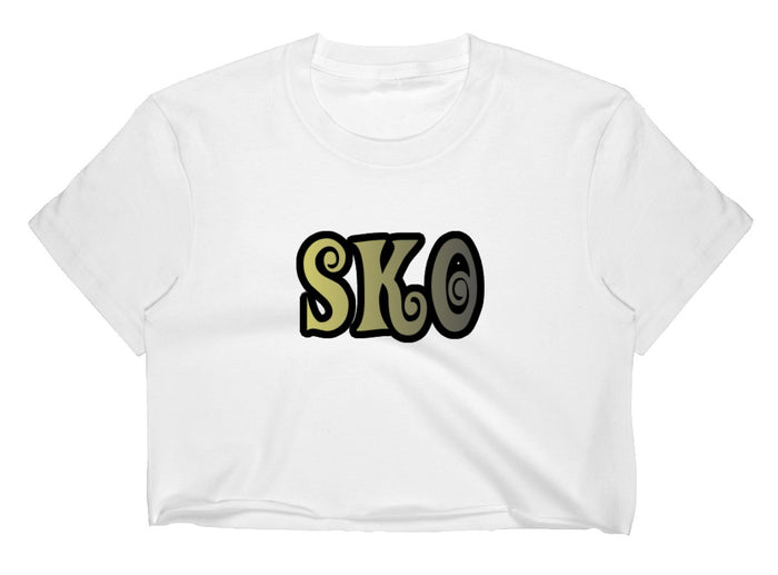 SKO Raw Hem Cropped Tee (Available in 2 Colors)