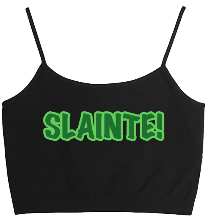 Slainte! Seamless Crop Top (Available in 2 Colors)
