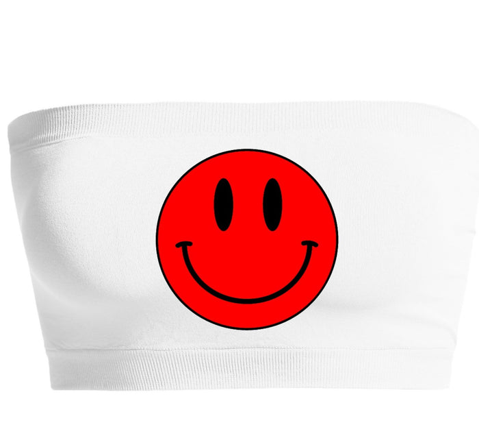 Smiley Seamless Bandeau (Available in 2 Colors)