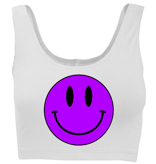 Happy Game Day Tank Crop Top (Available in 2 Colors)