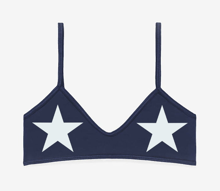 Stars Navy Bralette