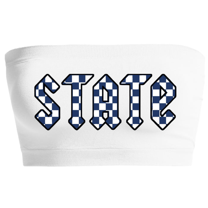 State Checks Seamless Bandeau (Available in 2 Colors)