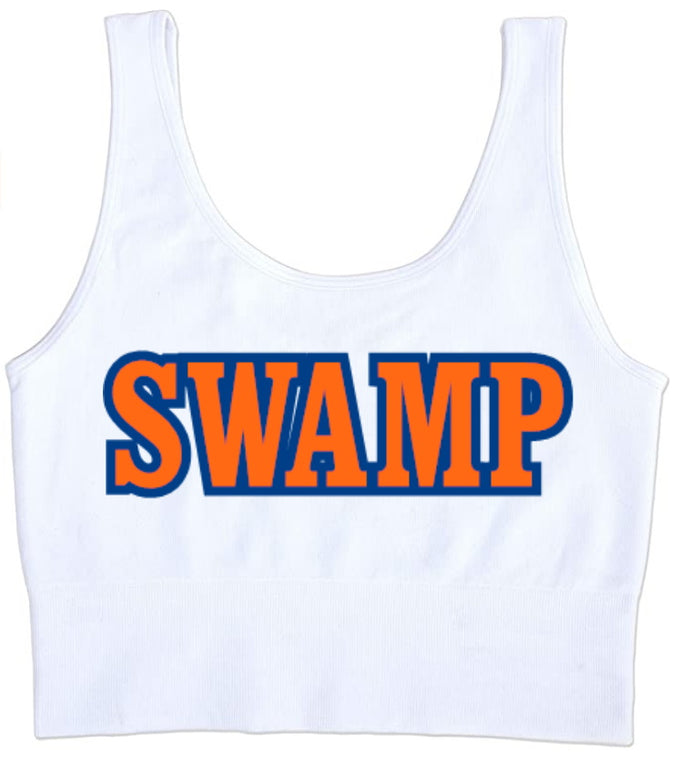Swamp Seamless Tank Crop Top (Available in 2 Colors)