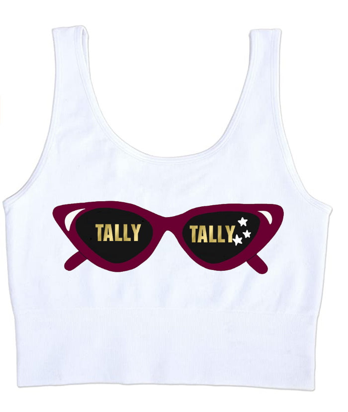 Shades Seamless Tank Crop Top (Available in 2 Colors)