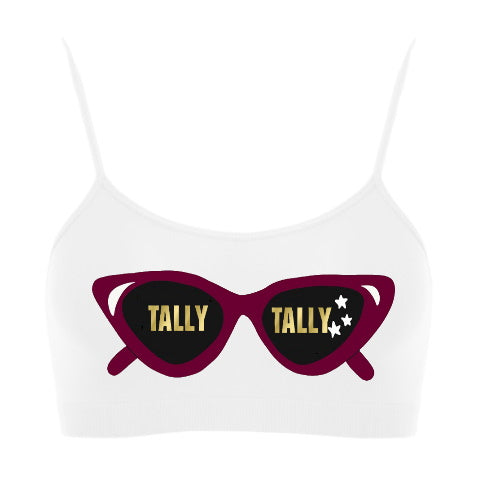 Shades Seamless Spaghetti Strap Super Crop Top (Available in 2 Colors)
