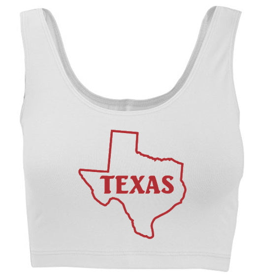 State of Texas Tank Crop Top