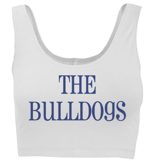 The Bulldogs Tank Crop Top