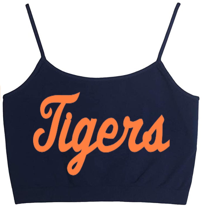 Tigers Seamless Crop Top (Available in 2 Colors)