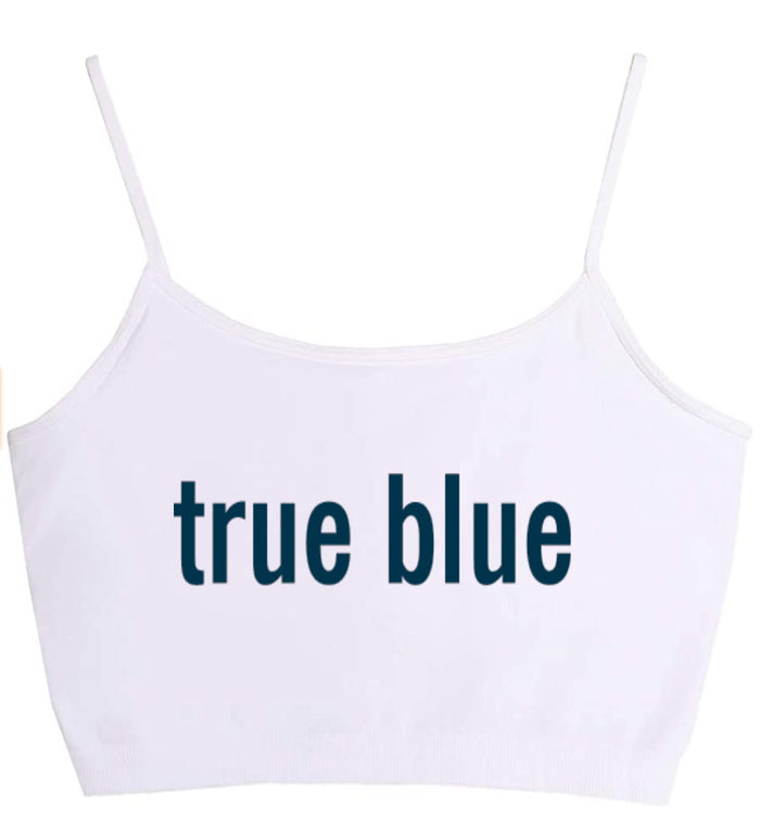 True Blue Seamless Crop Top