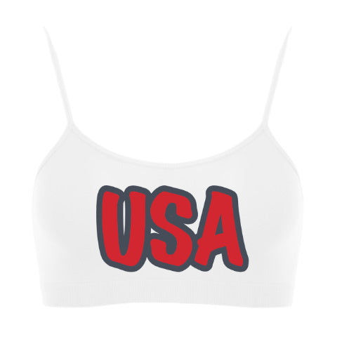 USA Seamless Super Crop Top