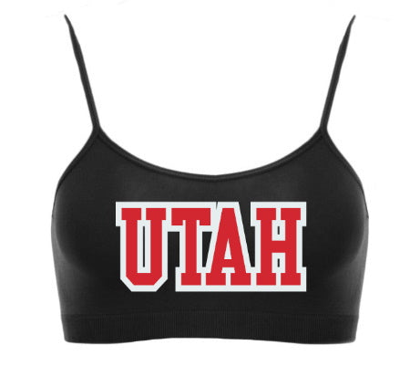 Where It's At Seamless Spaghetti Strap Super Crop Top