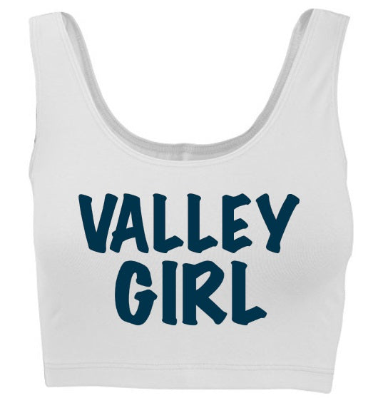 Valley Girl Tank Crop Top