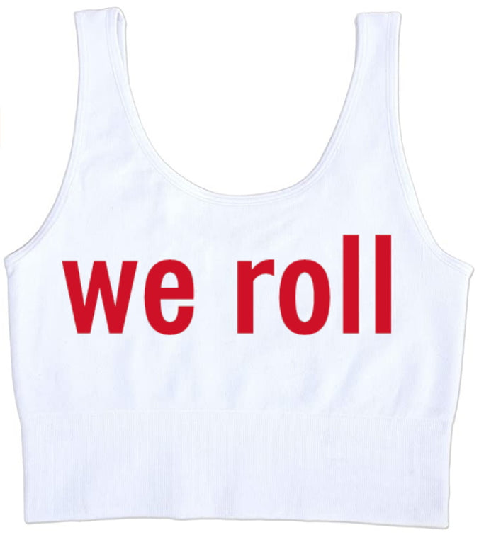 We Roll Seamless Tank Crop Top (Available in 2 Colors