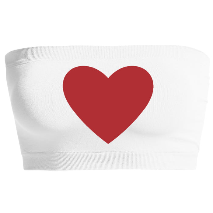 Big Heart Seamless Bandeau (Available in 3 Colors)