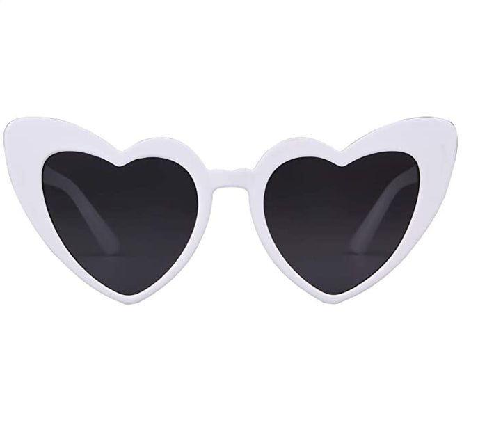 White Heart Sunglasses