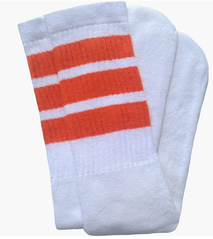 Striped Calf High Tube Socks