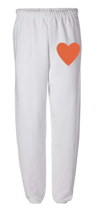 Only Hearts White Sweatpants – Gameday Bae