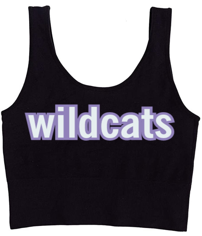 Cats Seamless Tank Crop Top