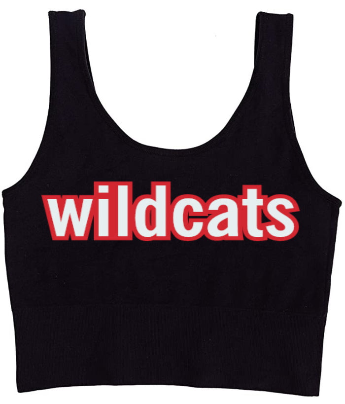 Cats Seamless Tank Crop Top