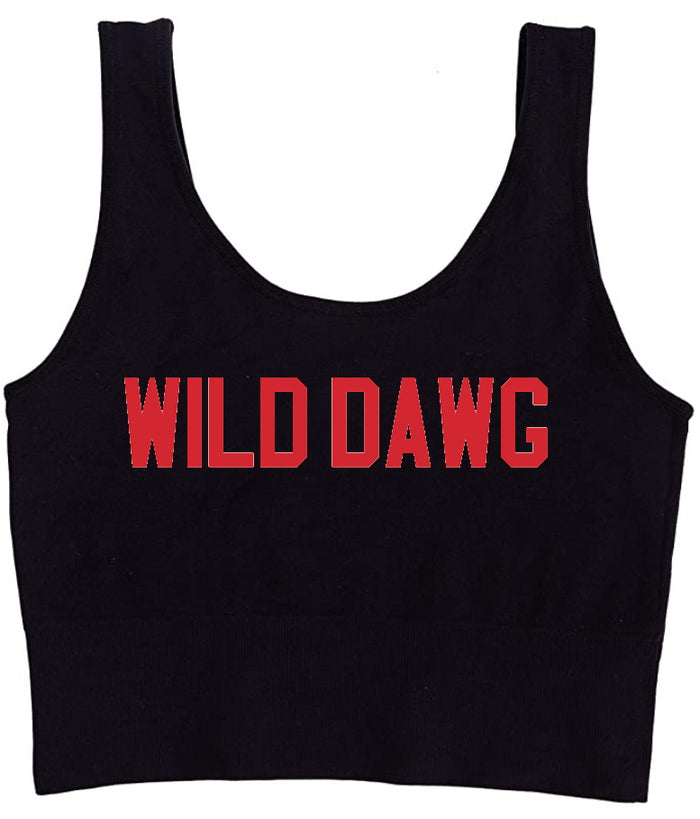 Wild Dawg Seamless Tank Crop Top (Available in 2 Colors)