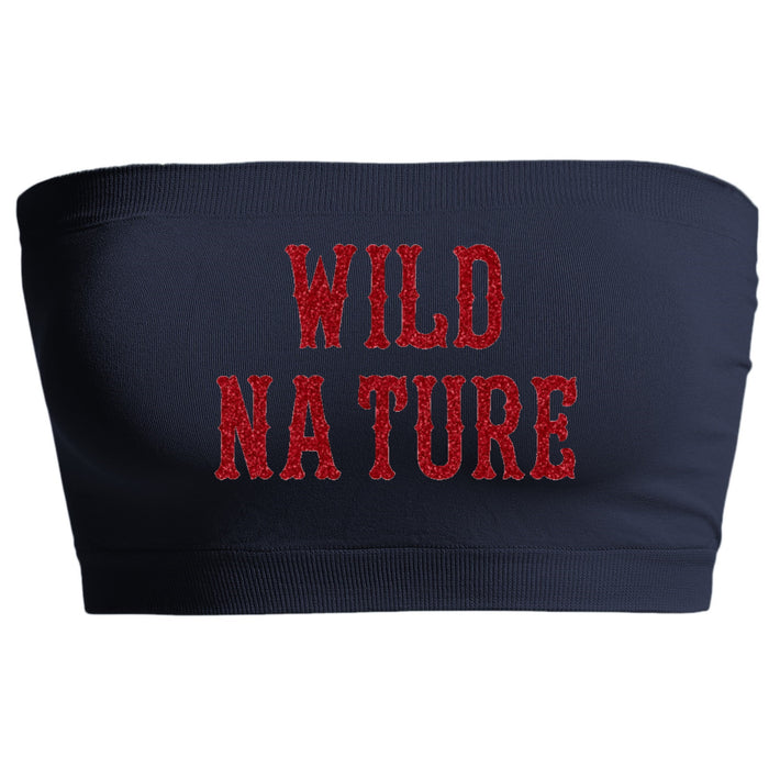Wild Nature Glitter Seamless Bandeau (Available in 2 Colors)