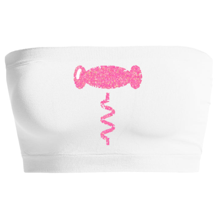 Poppin' Bottles Glitter Seamless Bandeau (Available in 3 Colors)